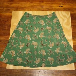 Asian Print Mini Skirt